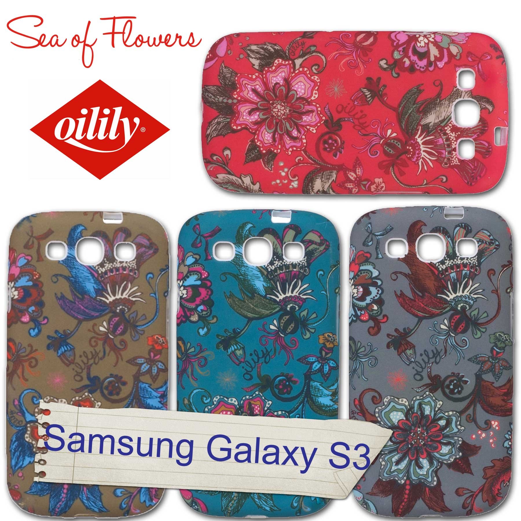 Oilily Samsung Galaxy S3 Hülle Case Hardcase TPU Sea of ...