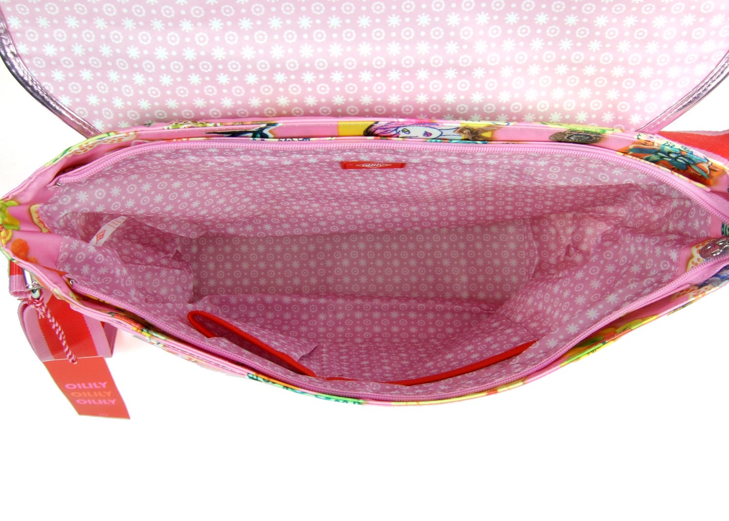 Oilily Stationery Schultertasche MESSENGER Pink